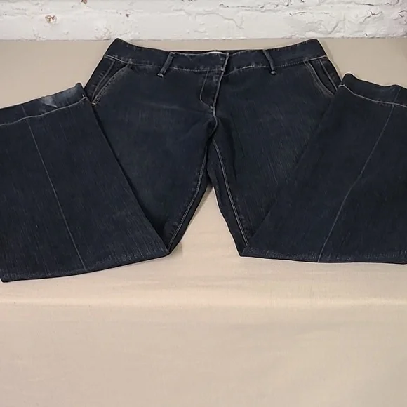 Loft Y2K Wide Leg Trouser Jeans Size 10 - Picture 3 of 7